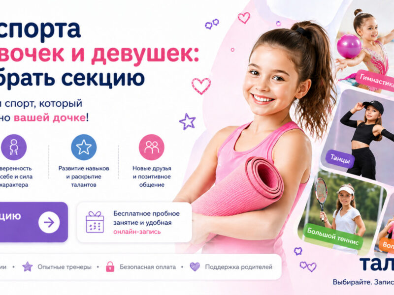 Виды спорта для девочек и девушек: как выбрать секцию