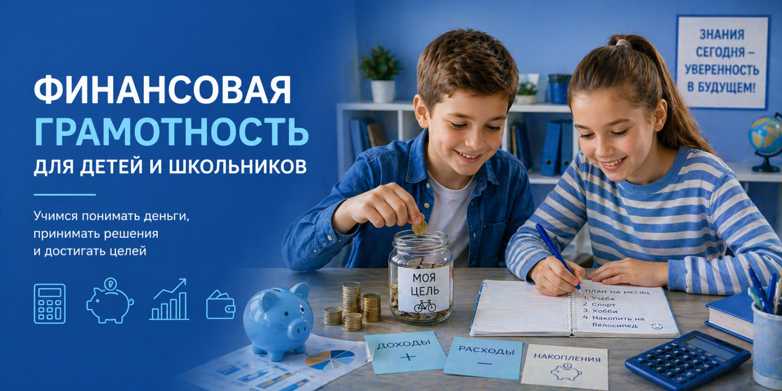 Финансовая грамотность для детей и школьников: курсы и уроки