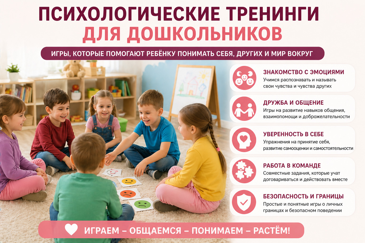Психологические тренинги для дошкольников