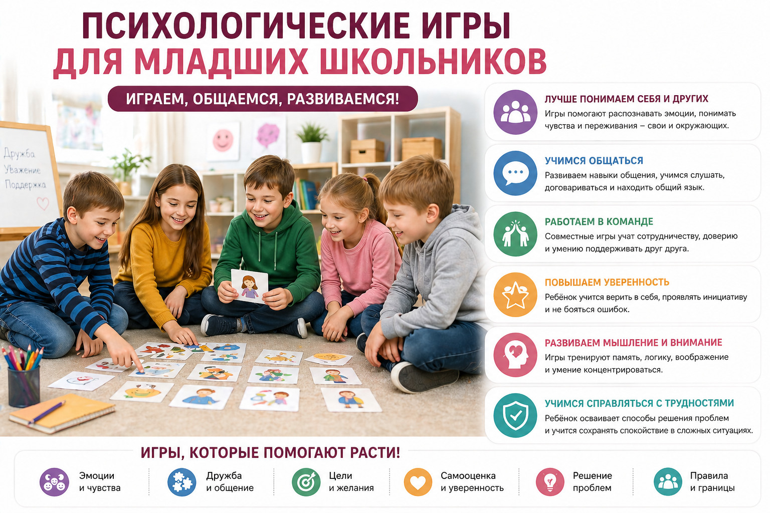 Психологические игры для младших школьников