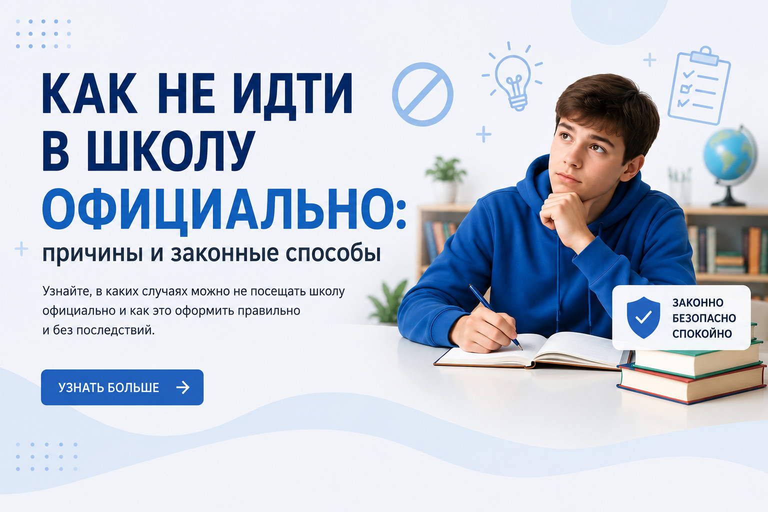 Как не идти в школу официально: причины и законные способы