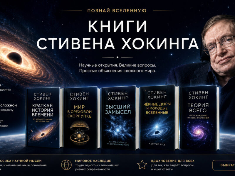 Книги Стивена Хокинга для детей и взрослых на русском