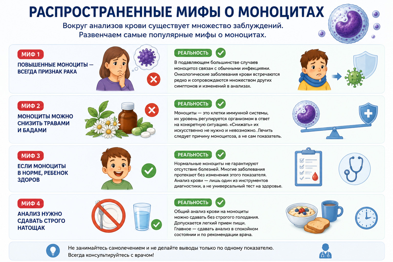 мифы о моноцитах