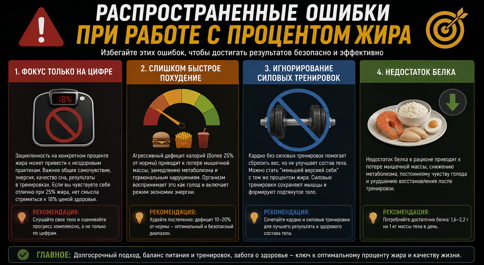 Распространенные ошибки при работе с жировыми процентами 