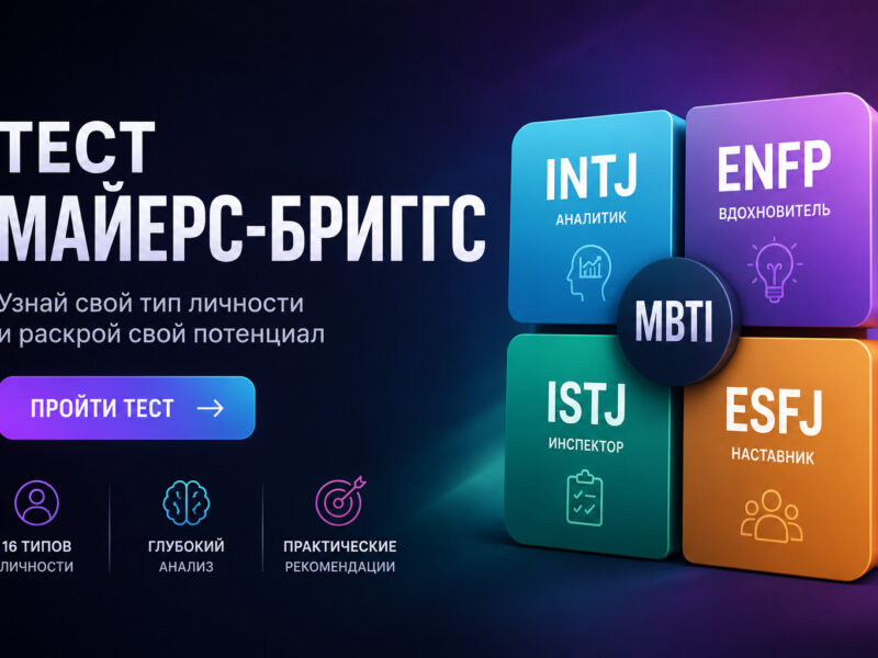16 типов личности: как тест Майерс-Бриггс раскрывает потенциал
