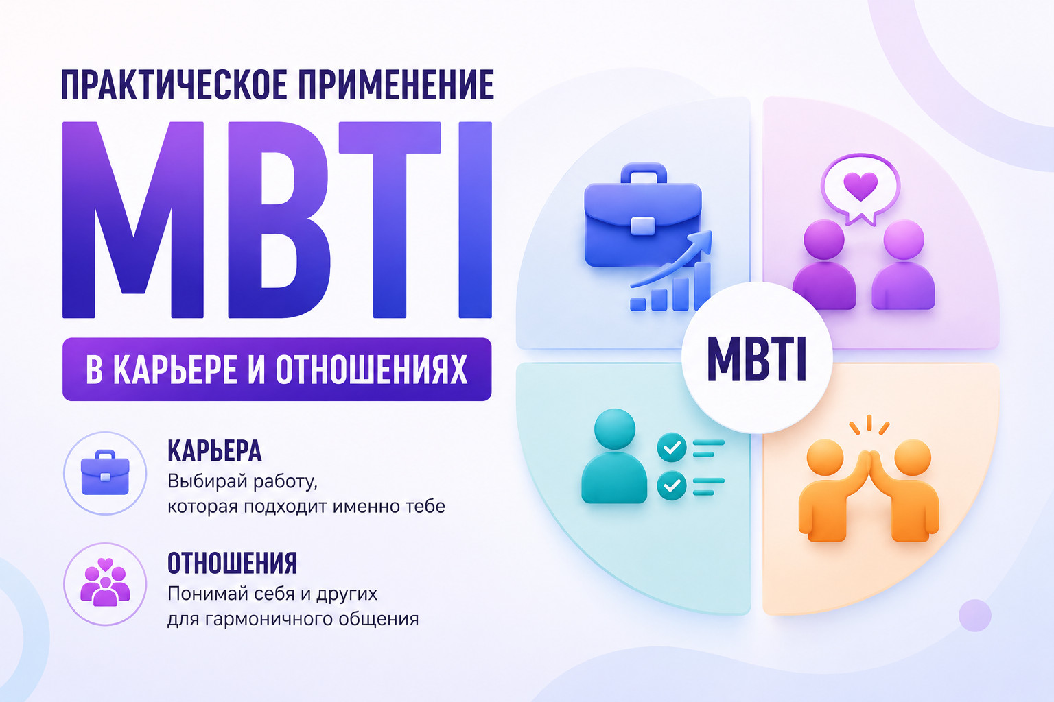Практическое применение MBTI в карьере и отношениях
