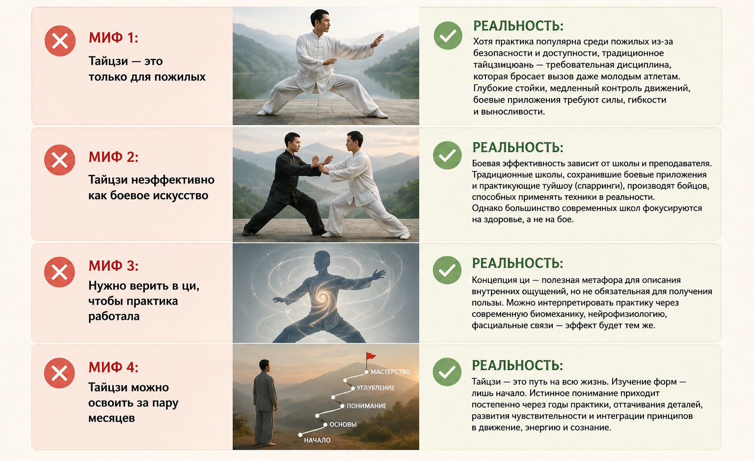 Мифы о тай чи