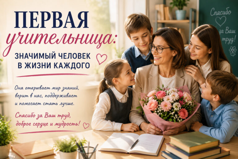 Первая учительница: значимый человек в жизни каждого