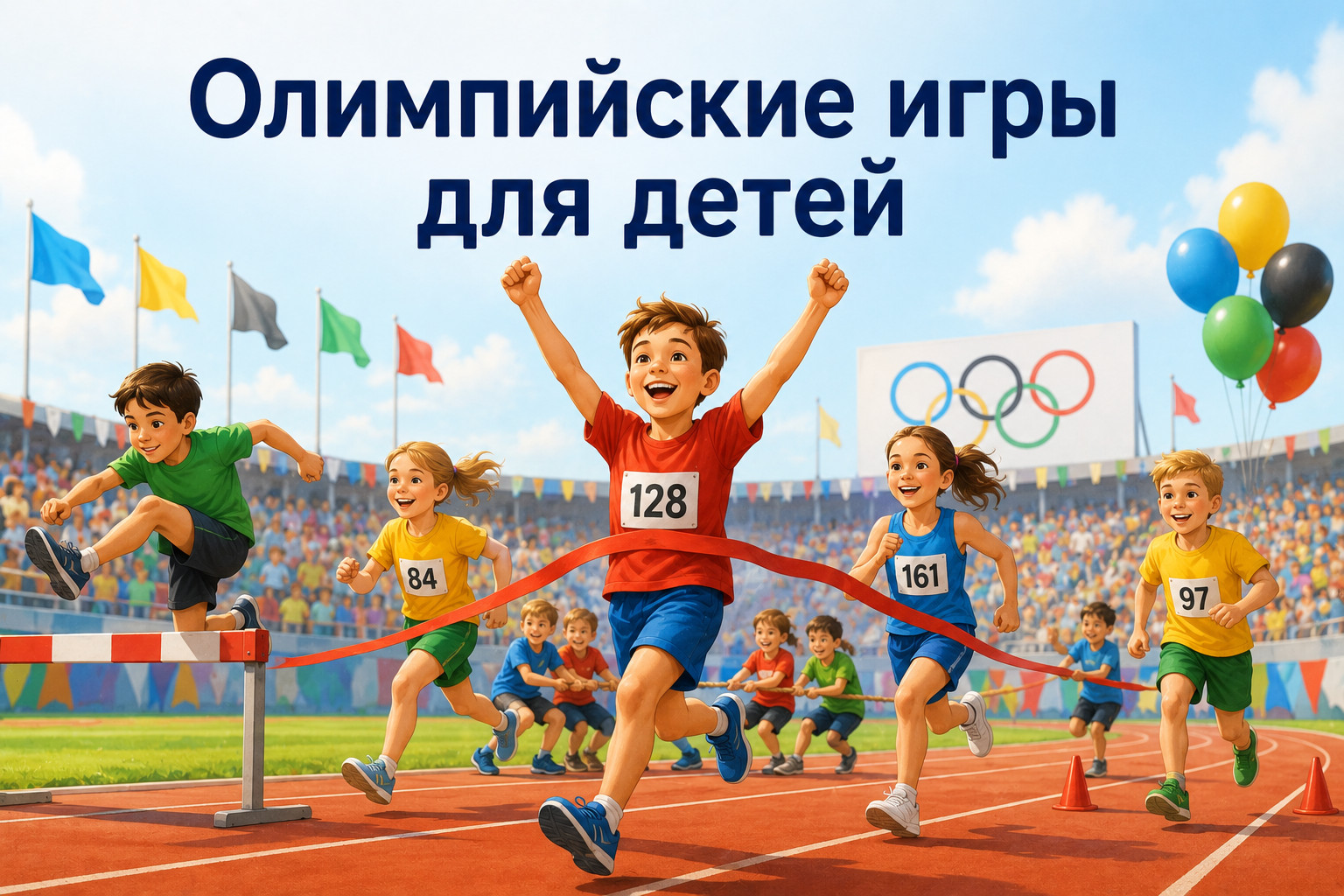 Олимпийские игры для детей: история, факты и интересное о соревнованиях