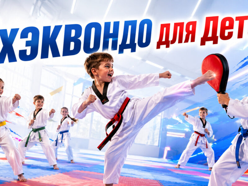 Тхэквондо для детей: гибкость, скорость и первый пояс