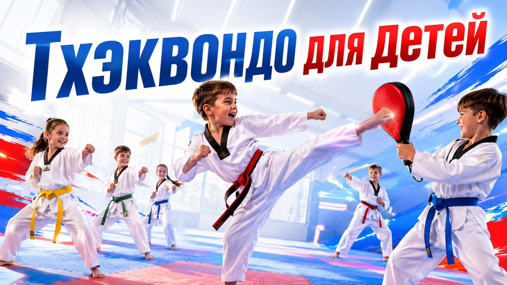 Тхэквондо для детей: гибкость, скорость и первый пояс
