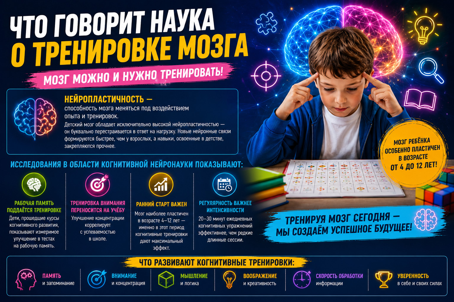 Тренировка мозга для успешного будущего

