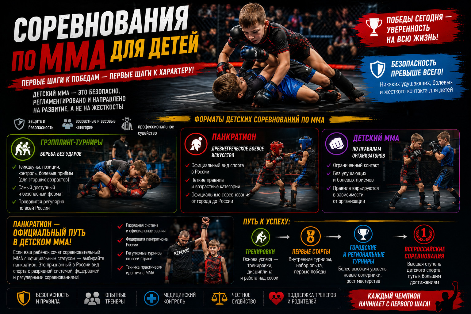 Детское MMA: первые шаги к успеху

