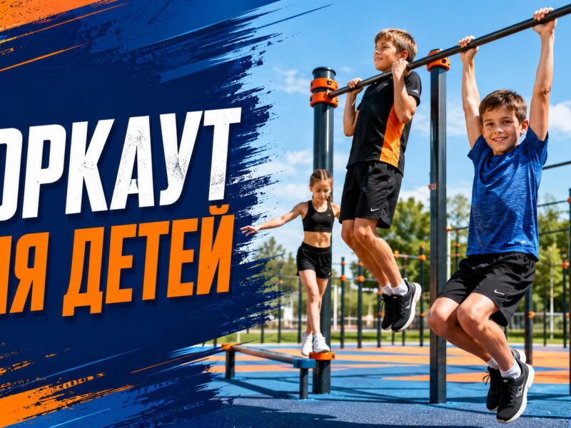 Воркаут для детей: польза, упражнения и как начать тренироваться