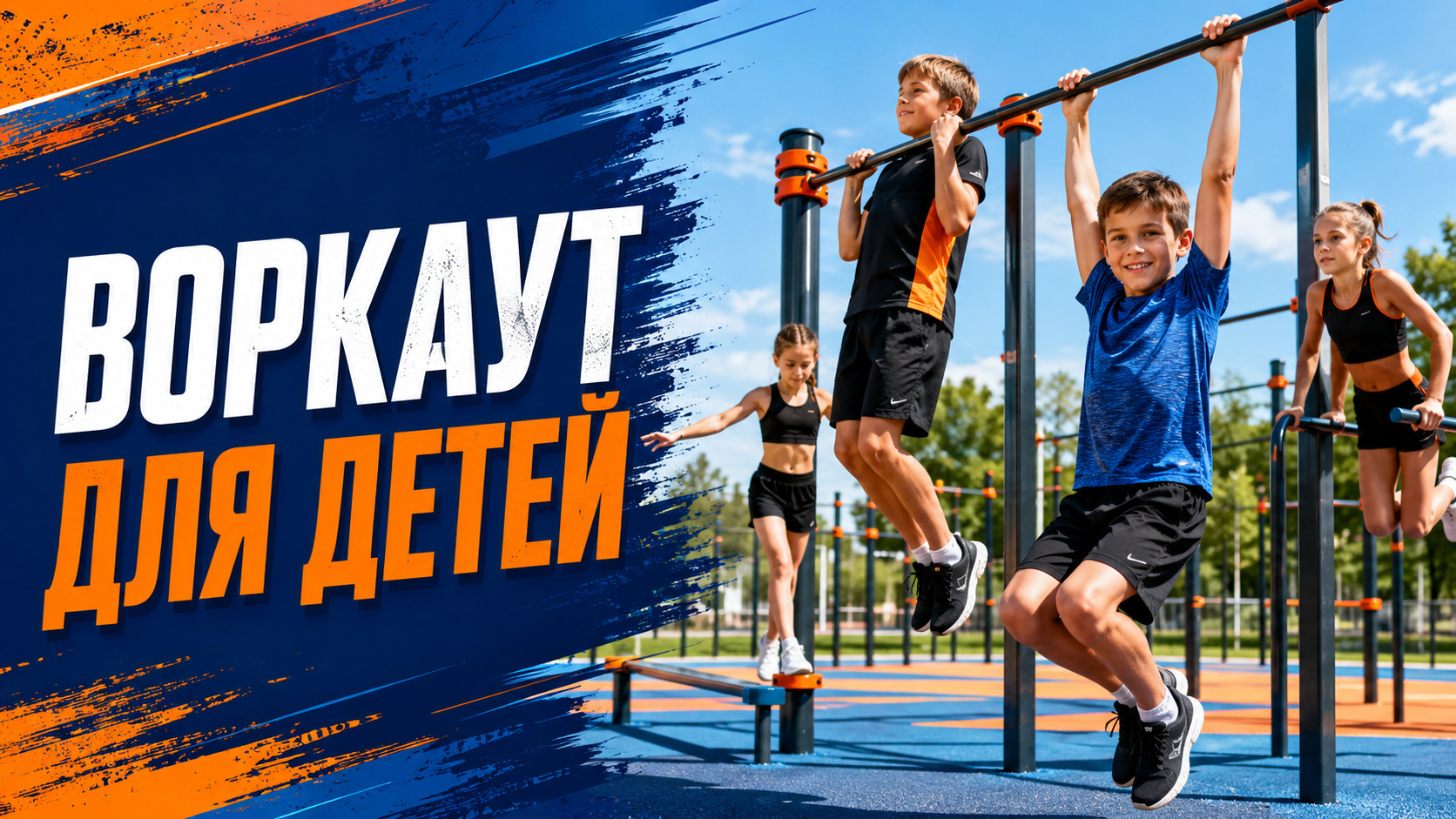 Воркаут для детей: польза, упражнения и как начать тренироваться