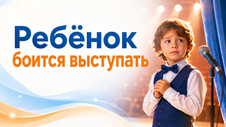 Ребёнок боится выступать: какие занятия помогают стать увереннее
