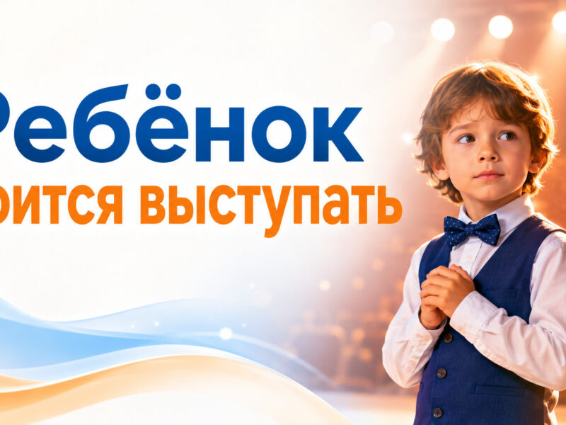 Ребёнок боится выступать: какие занятия помогают стать увереннее