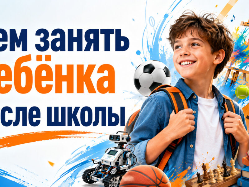 Чем занять ребёнка после школы: кружки вместо телефона и мультиков