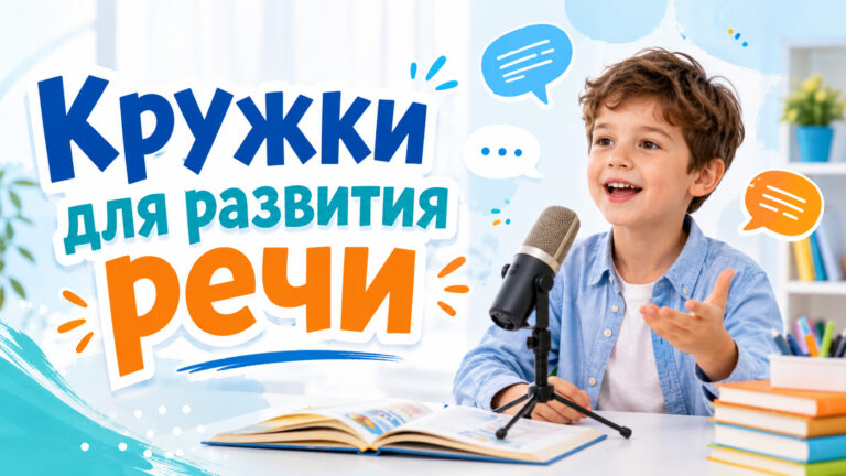 Кружки для развития речи: театр, вокал, логопед, чтение и английский