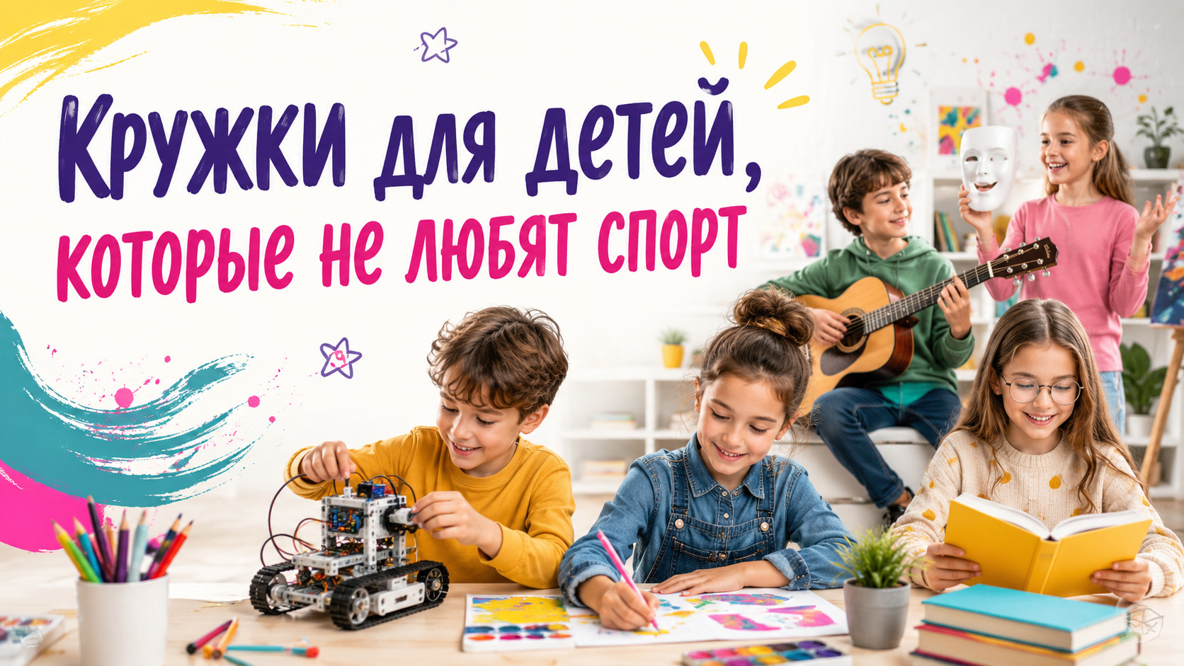Кружки для детей, которые не любят спорт