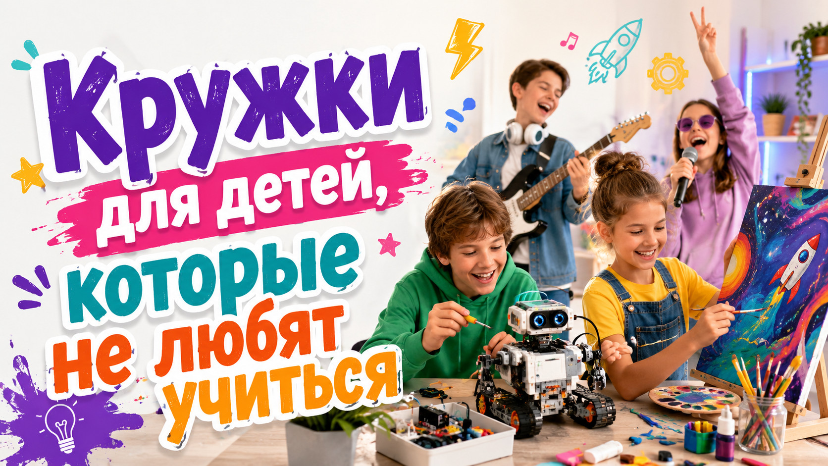 Кружки для детей, которые не любят учиться