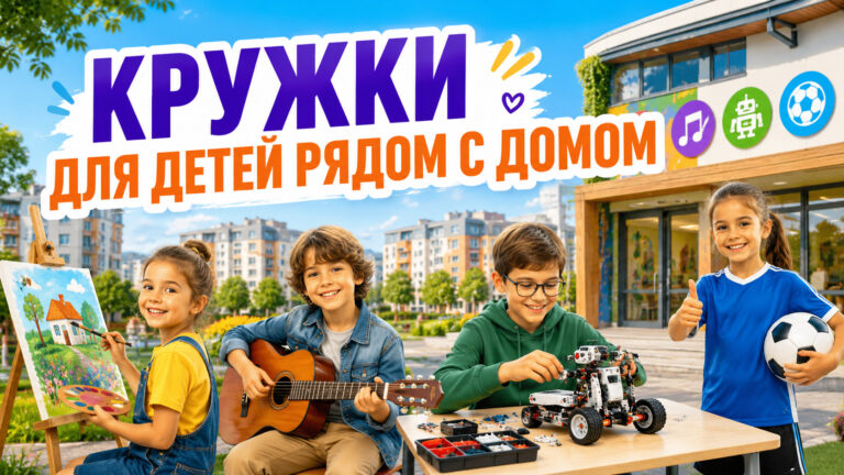 Кружки для детей рядом с домом: почему удобство важнее идеальной секции