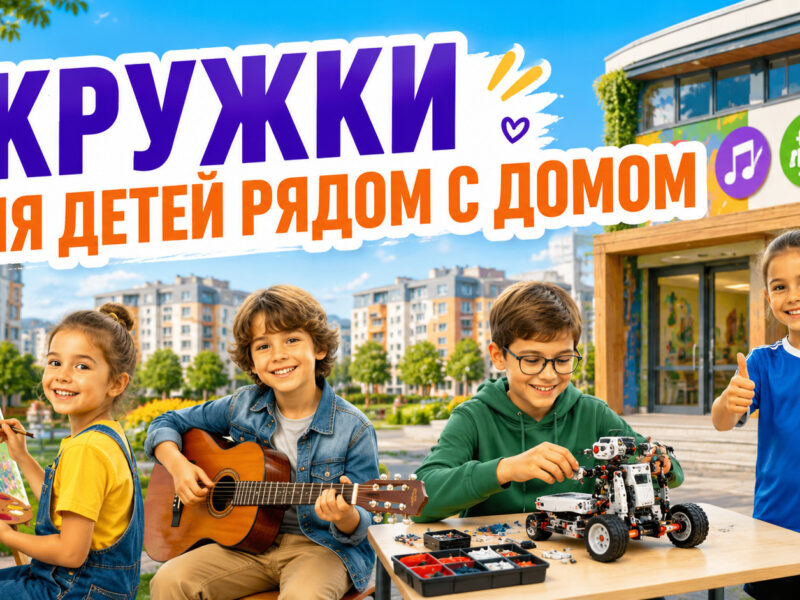 Кружки для детей рядом с домом: почему удобство важнее идеальной секции