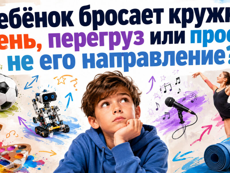 Ребёнок бросает кружки: лень, перегруз или просто не его направление?