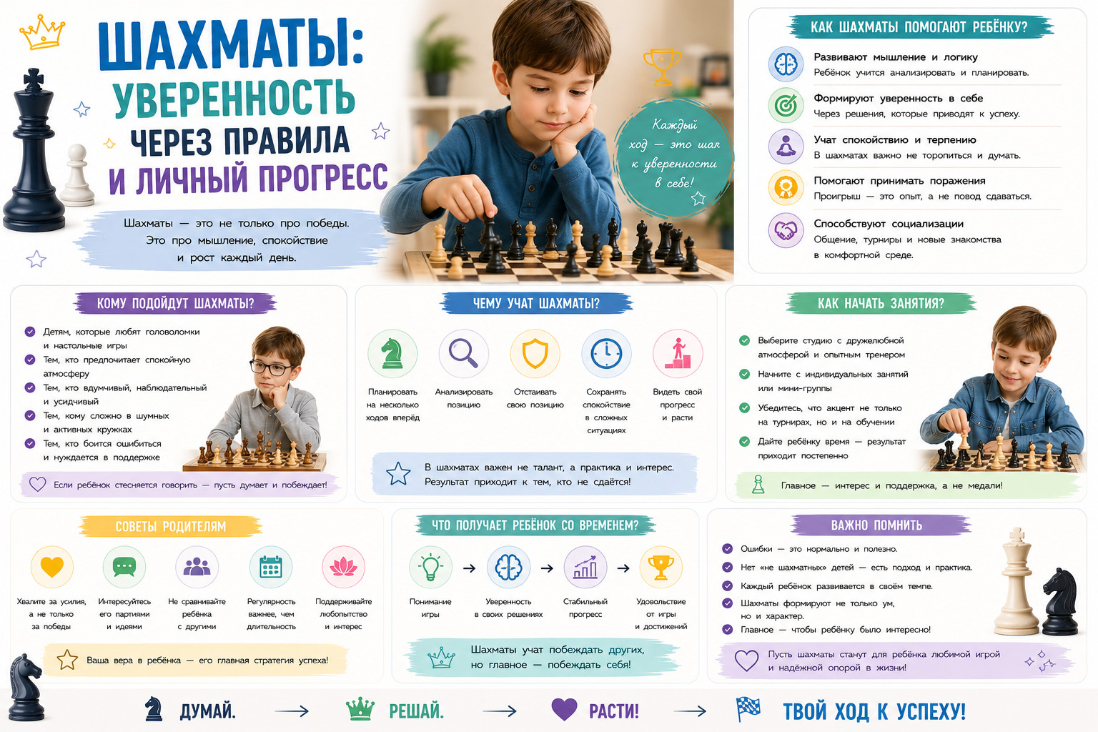 Шахматы для детей: уверенность и рост

