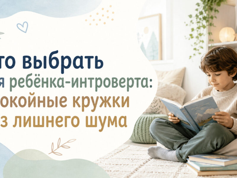 Что выбрать для ребёнка-интроверта: спокойные кружки без лишнего шума