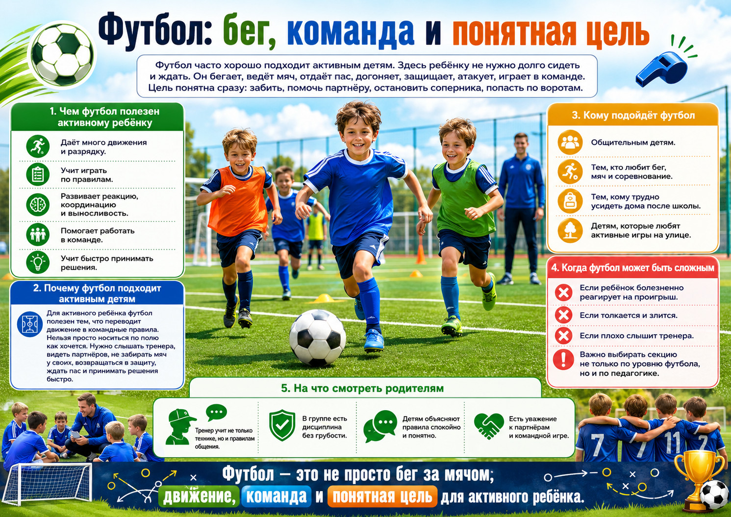 Футбол для активных детей